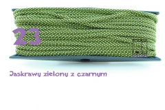 23 jaskrawy zielony z czarnym