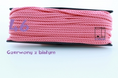 46 czerwony z białym