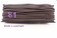 81 khaki z czarnym